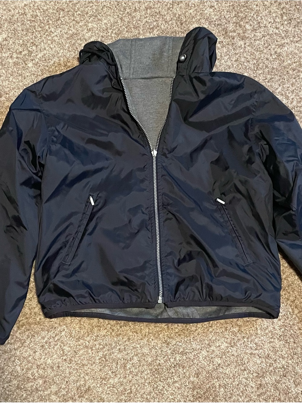 Vintage Women’s Waterproof Warm Jacket. Size Small. Dark Blue